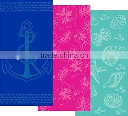Custom Design Yarn Dyed Color Woven Jacquard Towel