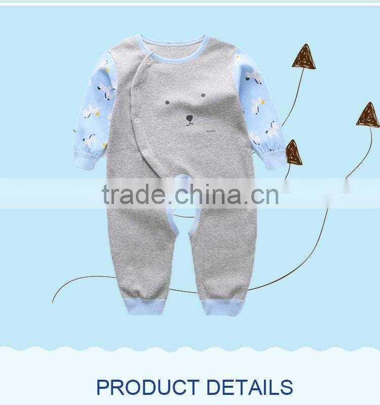 Infants baby toddlers clothing long sleeve 100%cotton baby rompers girls