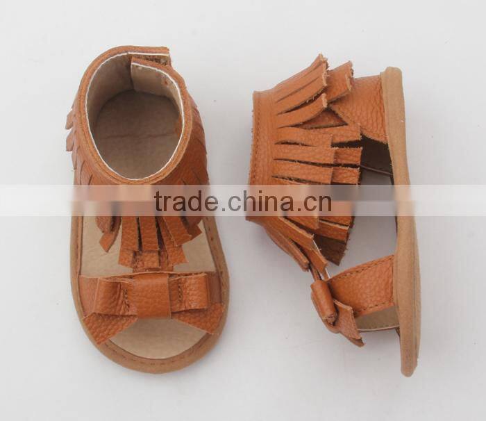 Lovely Wholesale Genuine leather handmade unisex baby sandals