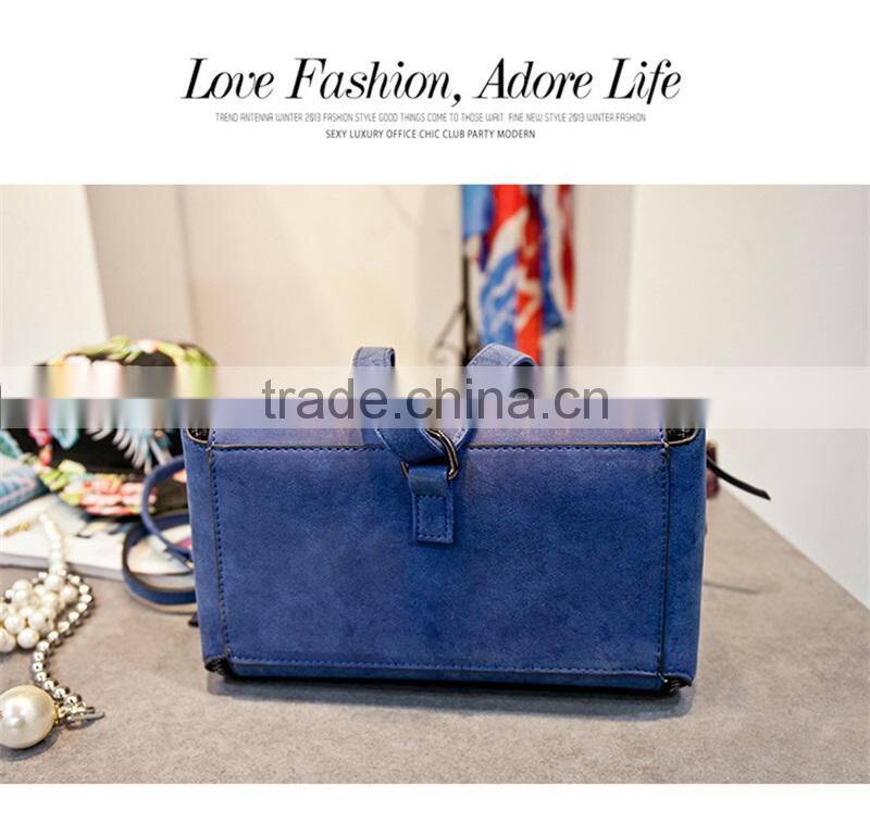 High Quality PU Leather Women Crossbody Bags Fashion Scrub Leather Shoulder Messenger Bag