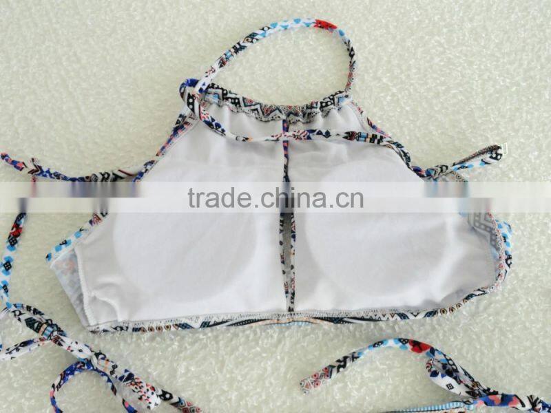 Tight sexy swimsuit piece swimsuit Floral Bikini swimsuit split