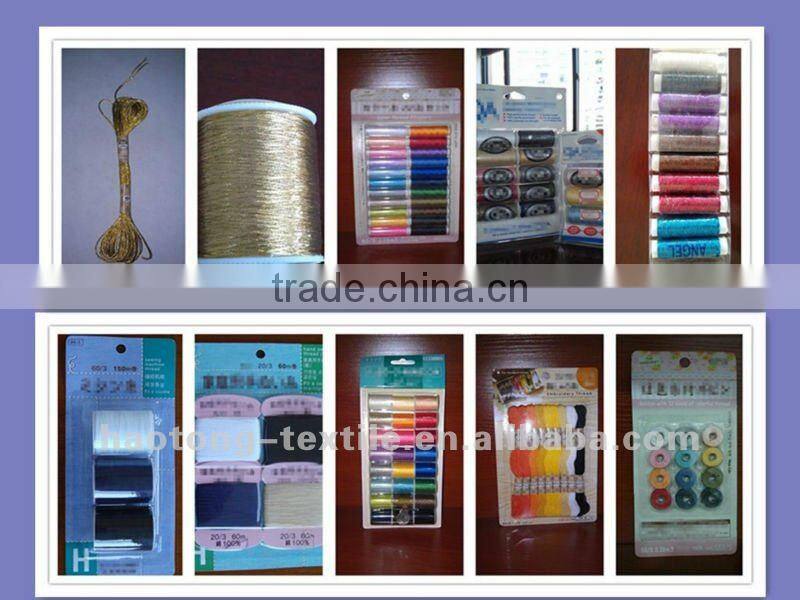 Mercerized crochet cotton prewound bobbin thread