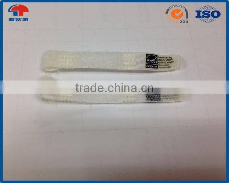Hot selling magic strap Hook loop cable ties with P shape