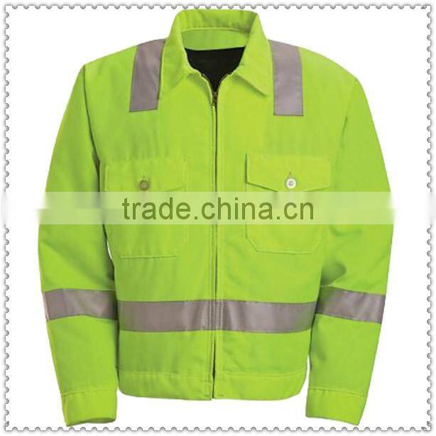 Safety Jacket High Visibility Jacket Fire Retardant Clothinig Hi-Visibility Jacket - Class 2 Level 2