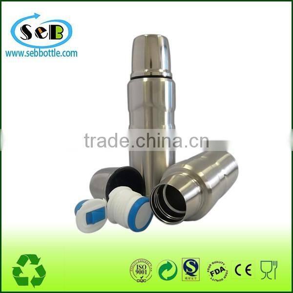 New Design Vacuum Flask double wall Stainless Steel Coffee Bottle Thermos 500 ml