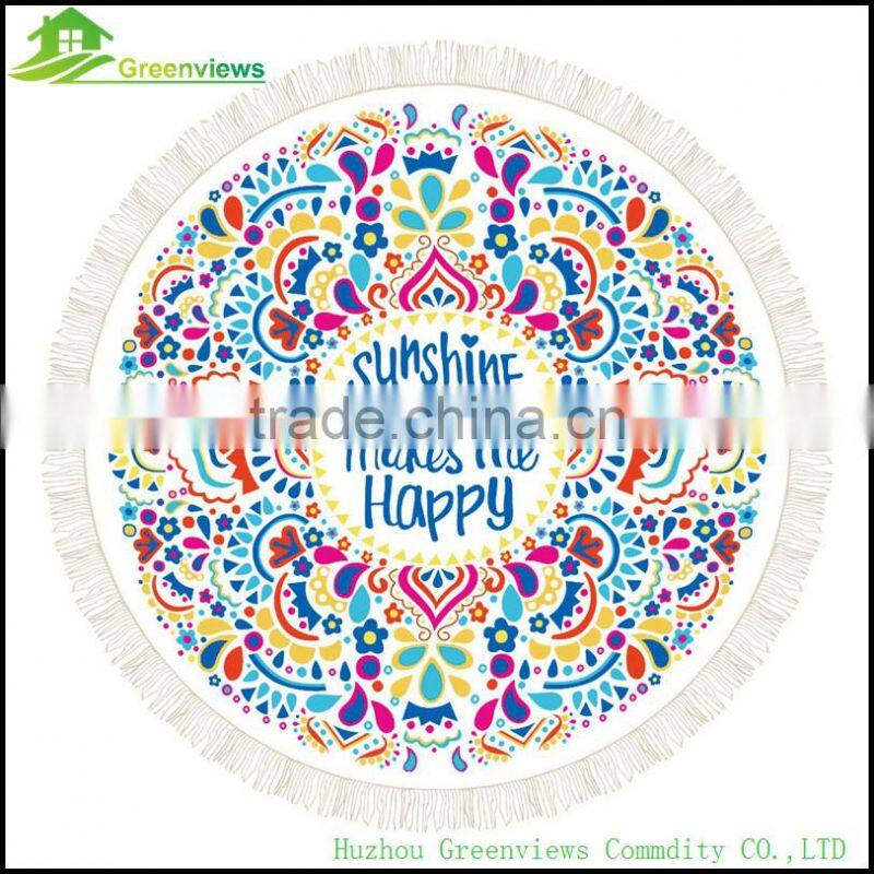 wholesale round towel 150 cm kids round beach towel