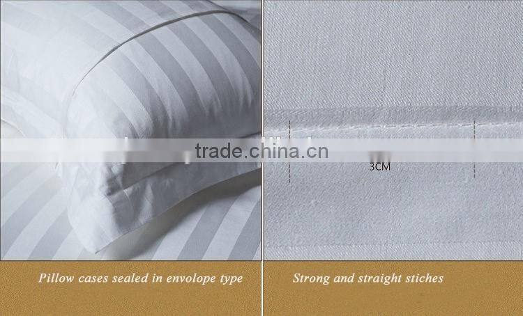 hot selling luxury 100 cotton stripe bedding set