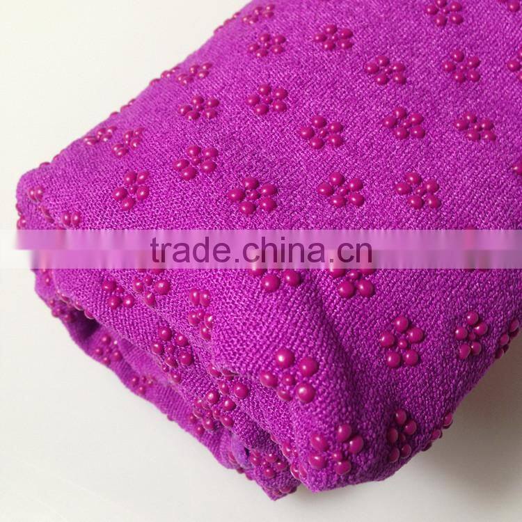 Microfiber yoga towel non slip private label yoga towel