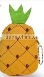 Different shaped , OEM, funny fruit plush purse