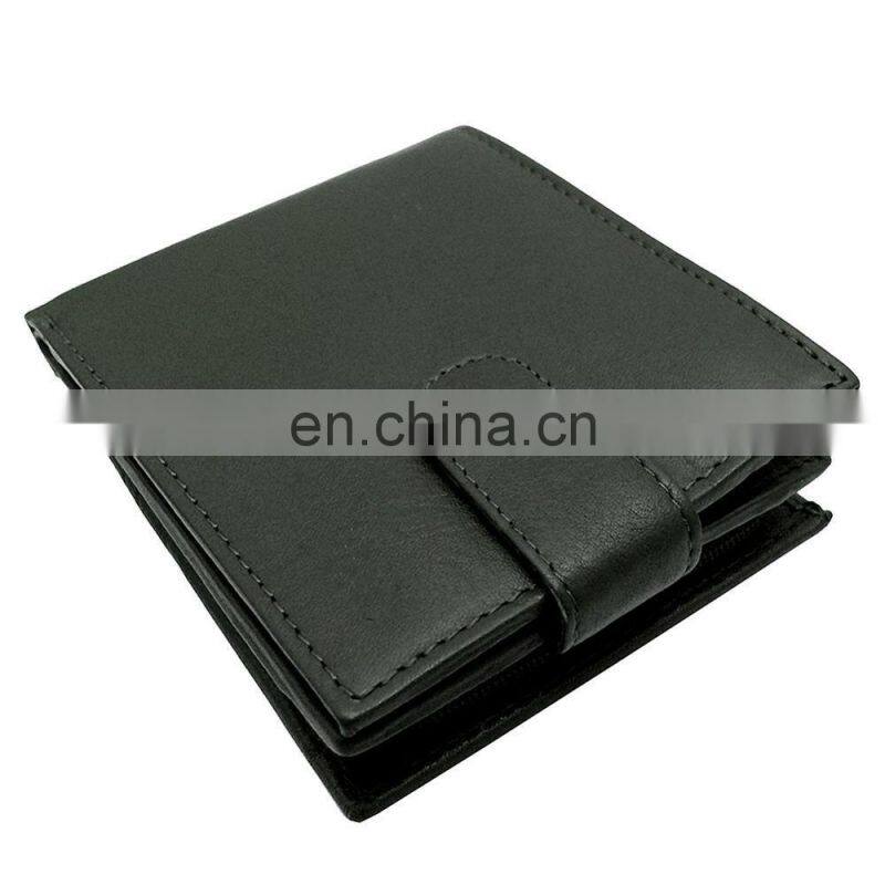 Rfid Blocking Mens Designer Soft Leather Wallet with large Zip Coin Pocket/Pouch