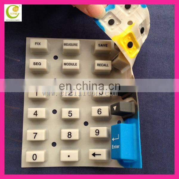 Custom Silicon Rubber button / Push button / Silicon Rubber keypad/Silicone Universal Control Keypad