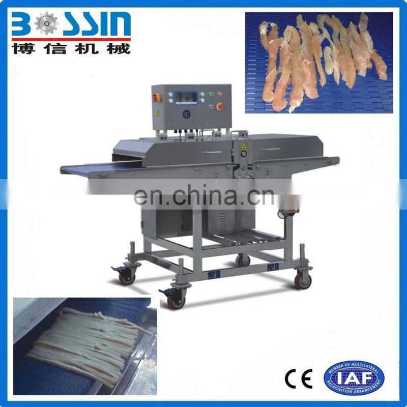 Chinese products new technology poultry meat bacon strip cutter