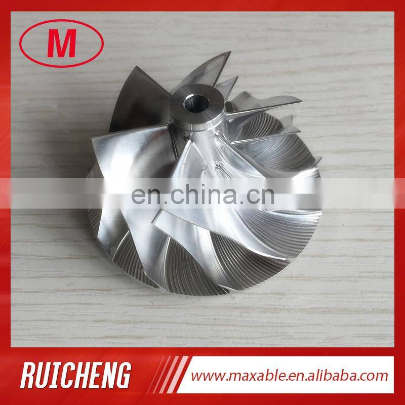 RHF5 46.50/59.94mm 6+6 blades aluminum 2618/milling/billet compressor wheel