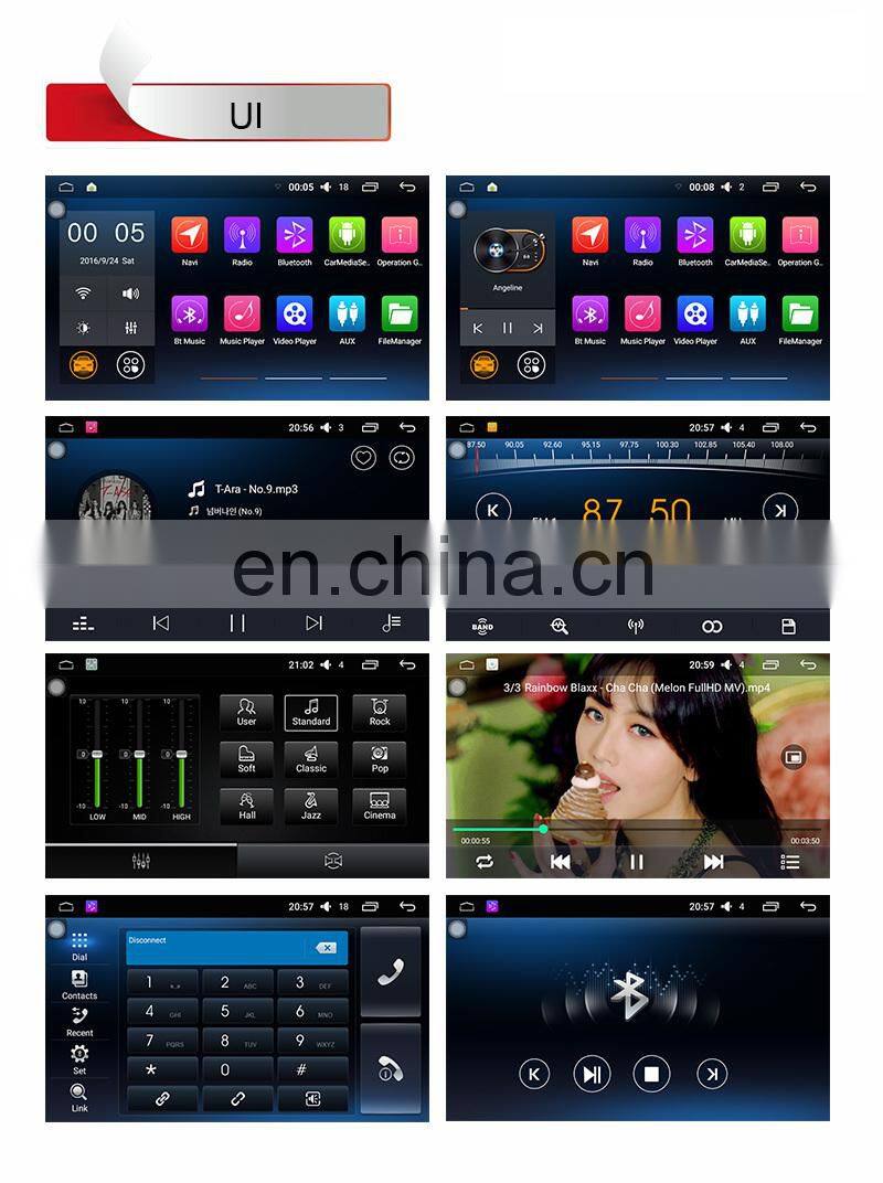 Hot sale 8 inch special capacitive touch screen car Radio GPS Navigation Built-in GPS