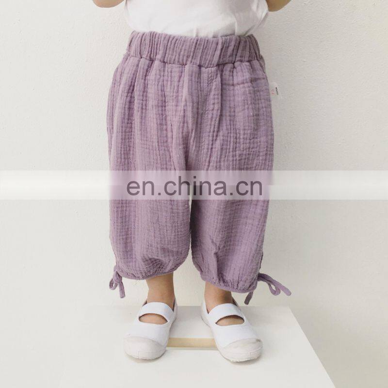 2020 Long Line Loose Pant Boys and Girls wide leg Pant For Uniset