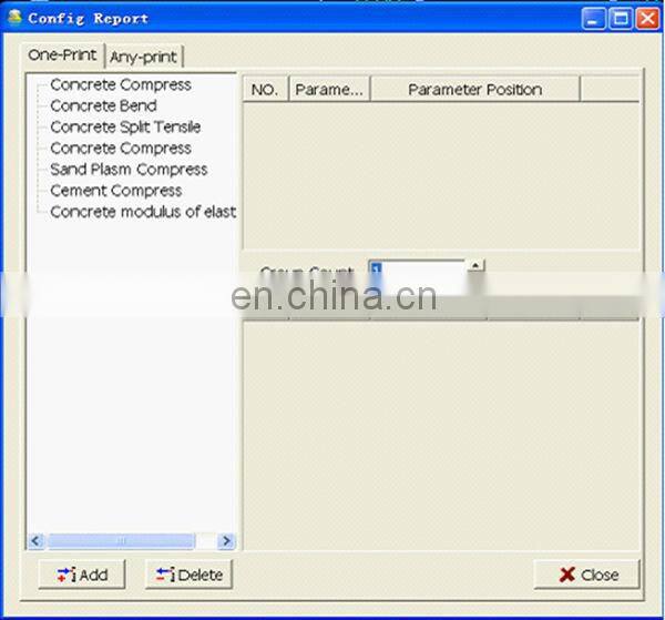 YES 100ton-300ton Digital Display Brick Compression and Bending Test Equipment / Concrete Compressive Strength Test Machine