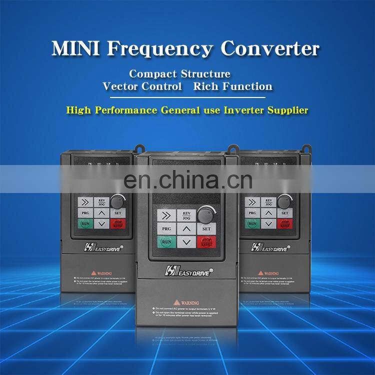 High Speed 24000RPM Engraving machines Speed Controller MINI Single phase 220VAC 0.4-1.5KW Variable Frequency Inverter with CE
