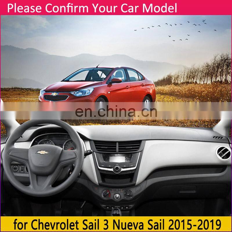 for Chevrolet Sail 2015 2016 2017 2018 2019 Anti-Slip Mat Dashboard Cover Pad Sunshade Dashmat Car Accessories New Nueva Sail 3