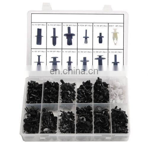18 Kinds Mixed 415pcs Auto Fastener Car Universal Bumper Fixed Clamp Push Type Clip For Automobile Series Fastener