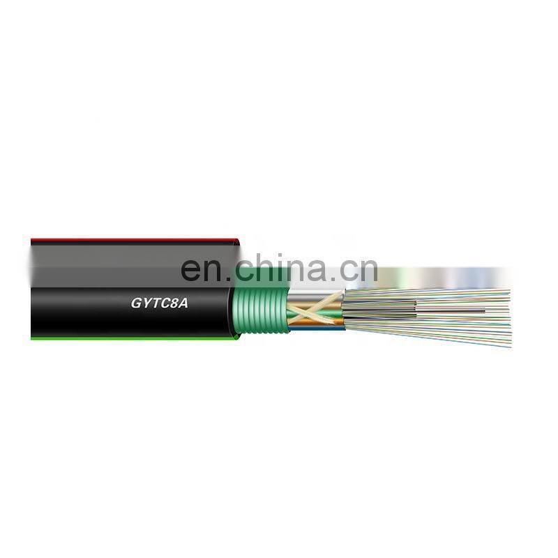 Hanxin High tensile strength Outdoor fiber optic cables GYTC8A figure 8 optical fibre cable