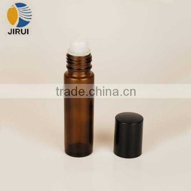 10ml Frosted amber glass roll on bottle