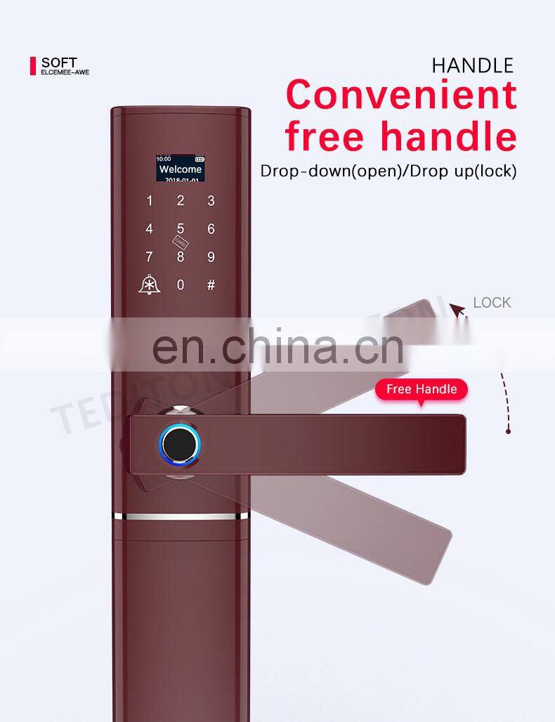 Fingerprint Door lock Waterproof Electronic Door Lock Intelligent Biometric Door Smart Fingerprint Lock
