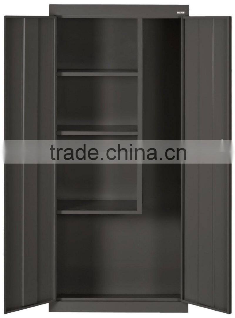 0.8mm customize stainless steel storage cabinet with three shelves