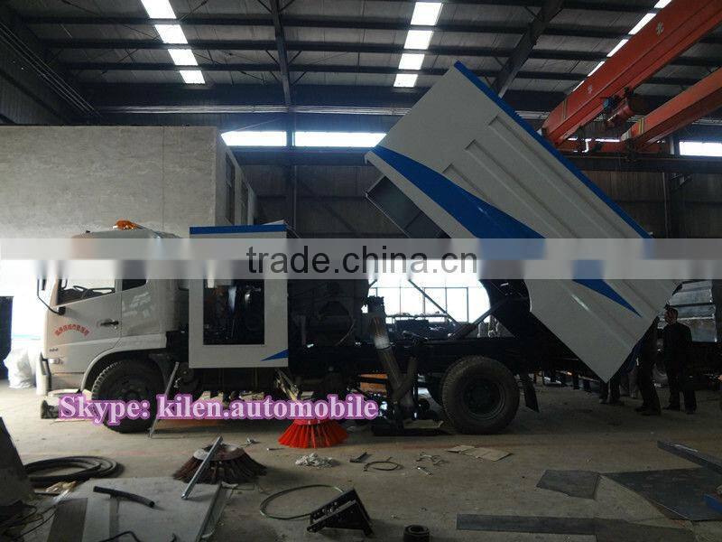 Dongfeng 4*2 runway vacuum sweeper truck