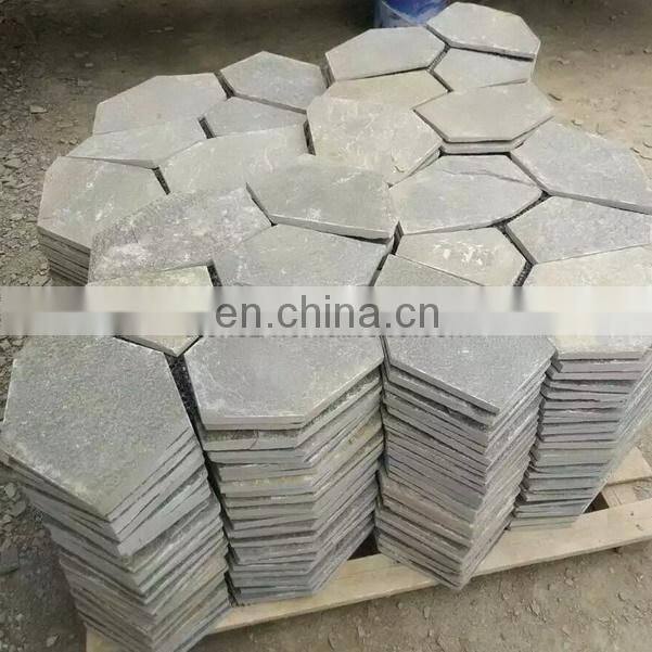 Cheap flagstone with mesh backing