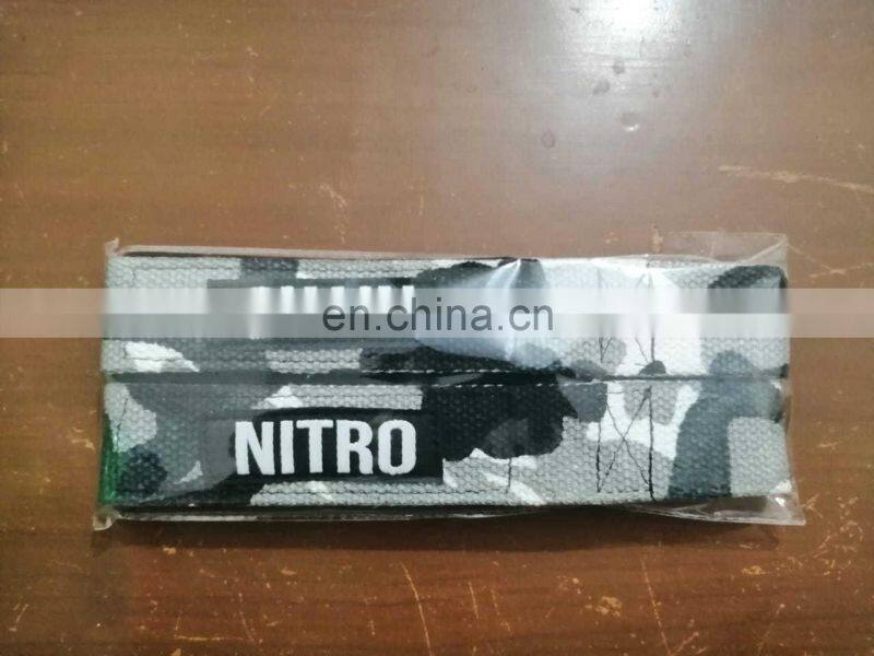 Custom Logo NON Slip Hand Bar Wrist Support Wraps Weight Lifting Straps for Fitness