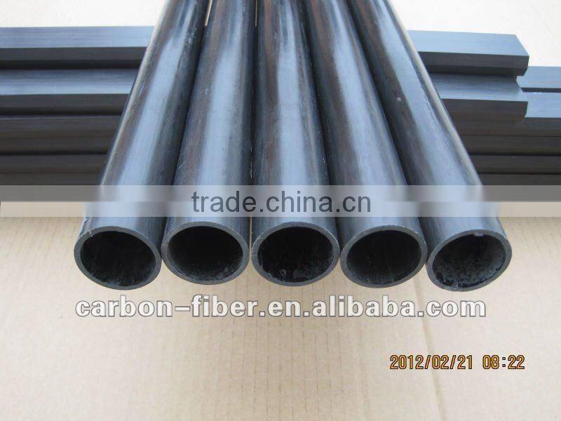 Square Carbon Fiber Tube glassy finished