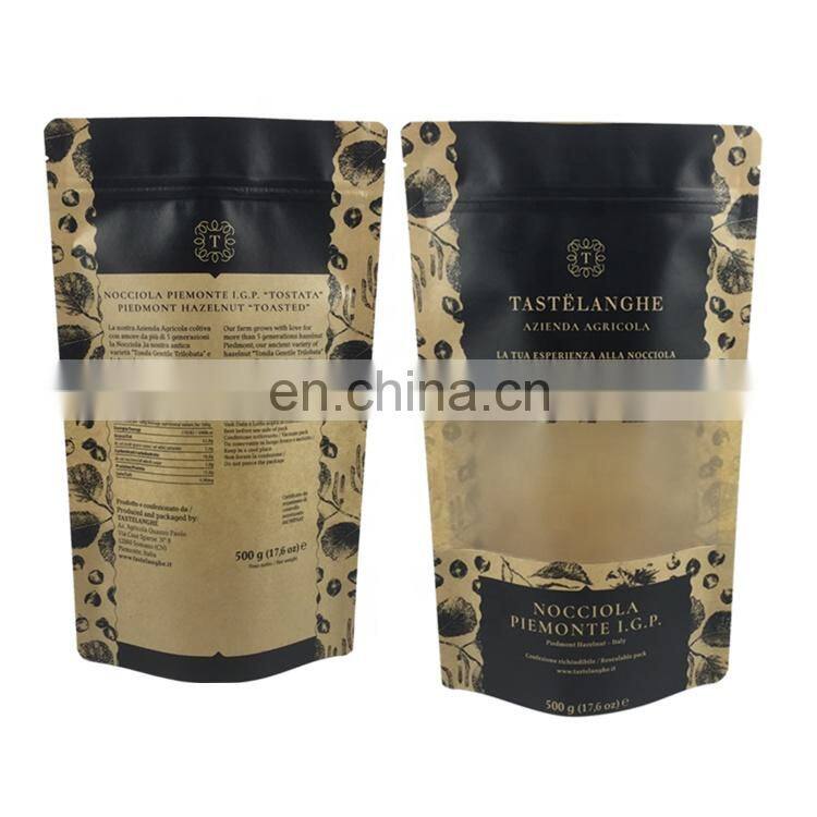 High quality stand up zipper pouch aluminium foil plastic zipper bag for wholesale