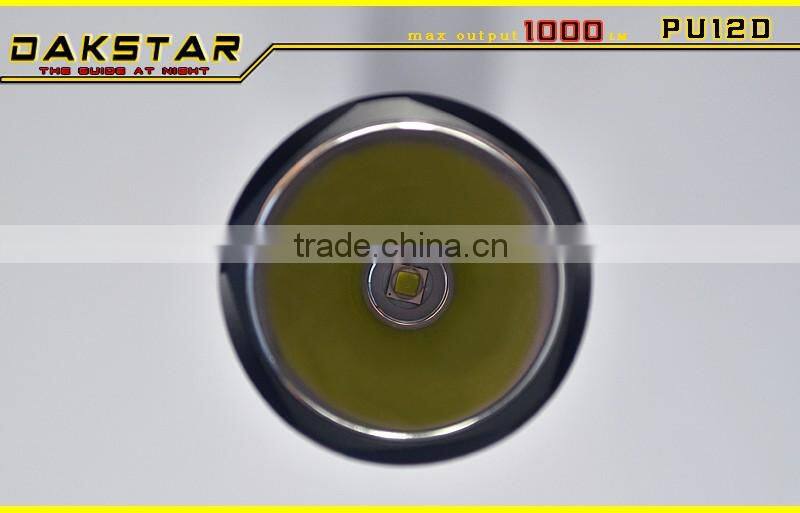 DAKSTAR PU12D 18650 battery Micro USB Car Rechargeable Torch power bank with flashlight