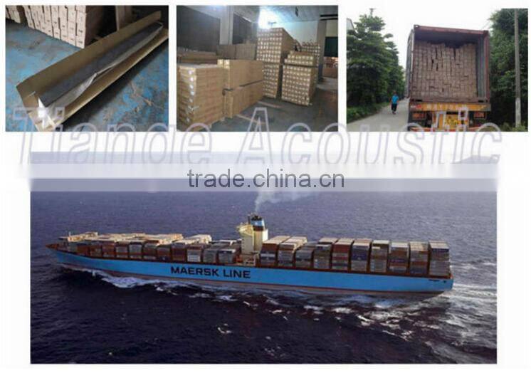 auditorium sound insulation wooden acoustic panel