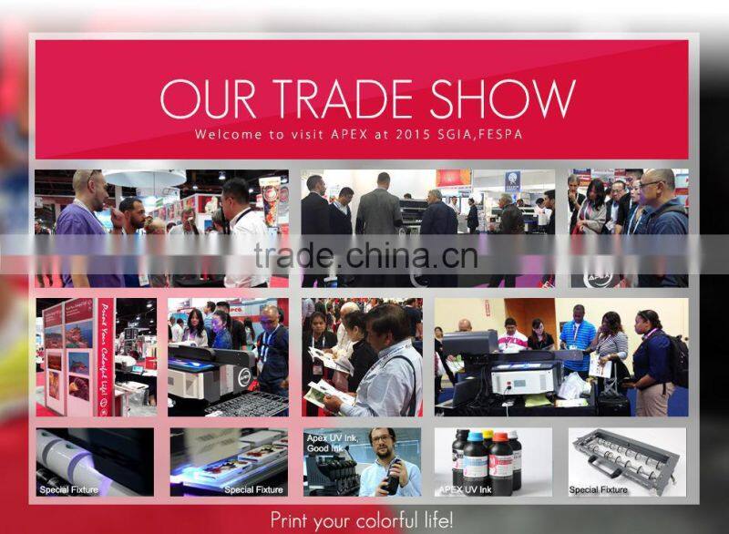 Large size Digital UV Flatbed Desktop Led UV Printer