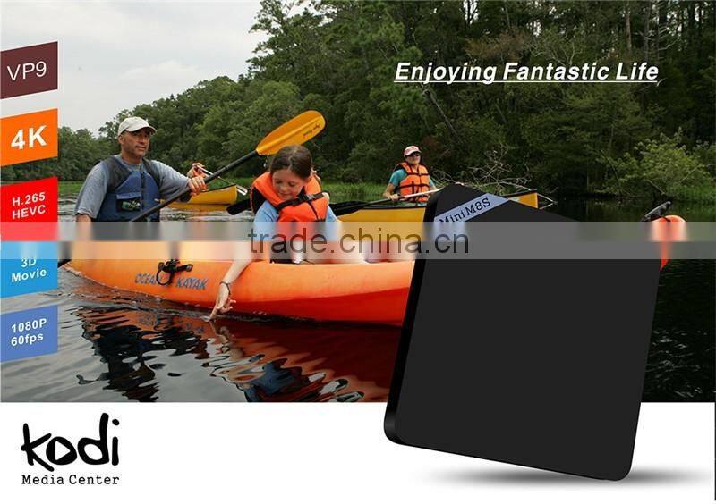 Newest Google Android6.0 Set Top Box 4K 2K Kodi Fully Loaded Quad Core Amlogic S905X TV Box
