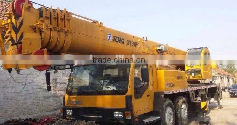 used good condition truck crane xcmg QY50k