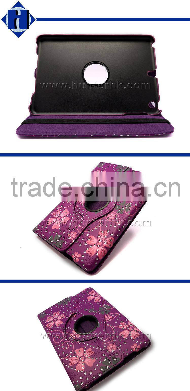 Bling Diamond Rotatable Tablet Case For iPad Mini