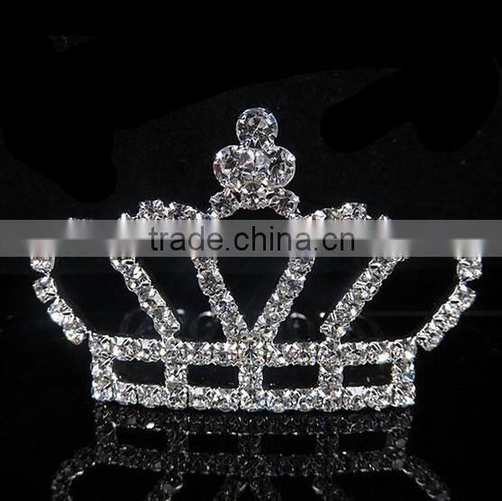 Wholesale small princess crown hairband wedding bridal tiaras and crowns