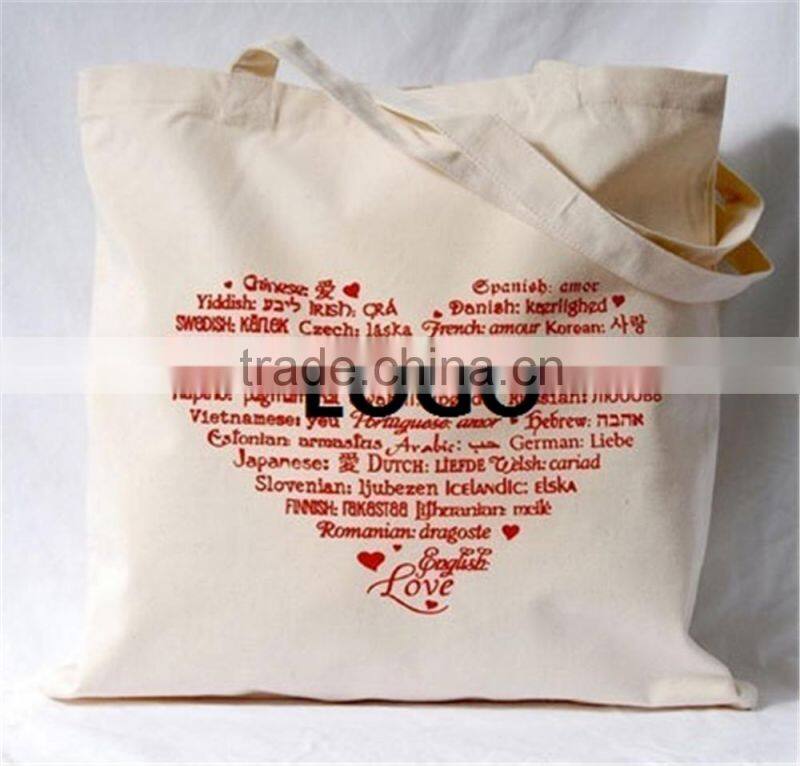 2016 custom print trapezoid shopping 8oz/10oz/12oz oem production canvas bag