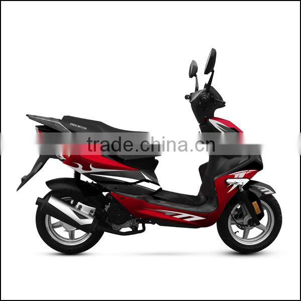 ZNEN new Patent Scooter 50CC LED lights EEC approved water cooling engine vespa Gas Scooter