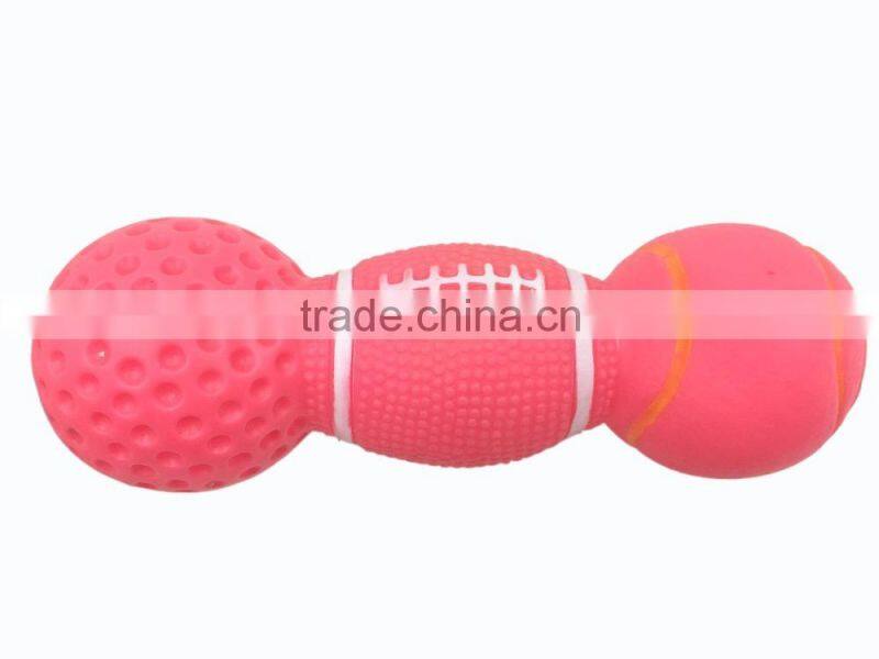 Vinyl squeaky dog toy teether puppy toy dog toy