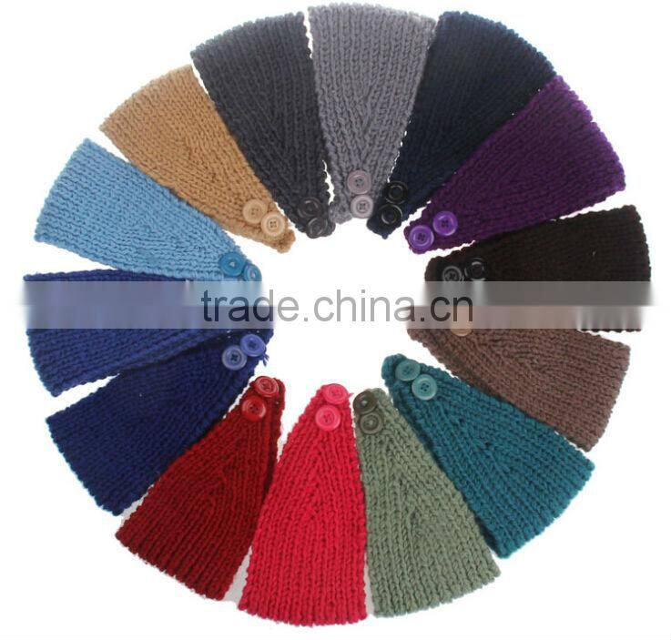 Best Selling Plain Wool Knitted Women Fashion Headband