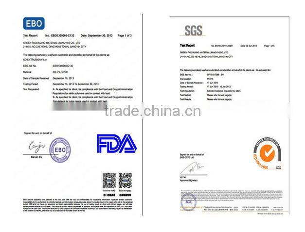 Frozen food nylon packaging film semi korea safety film vacuum film