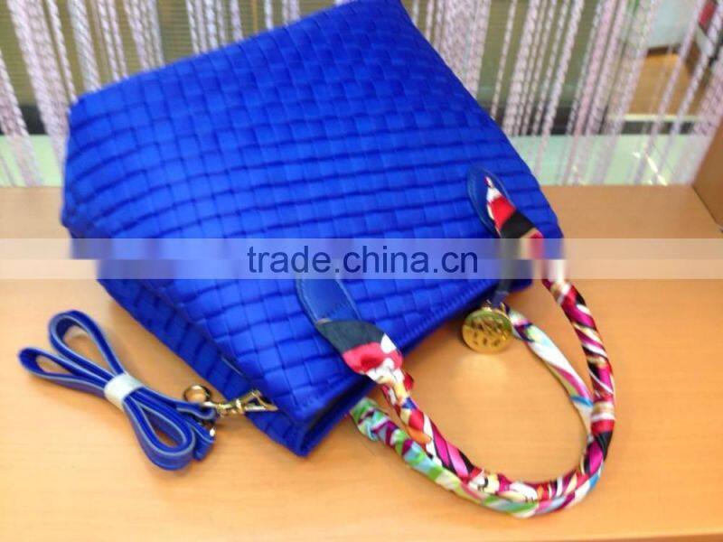 Cheaper Nylon Foldable Bag Woven Nylon Handbag Ladies