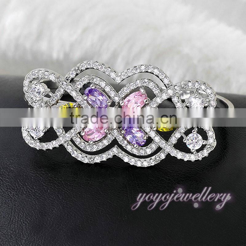 New arrival new design finger ladies gold cuff ring