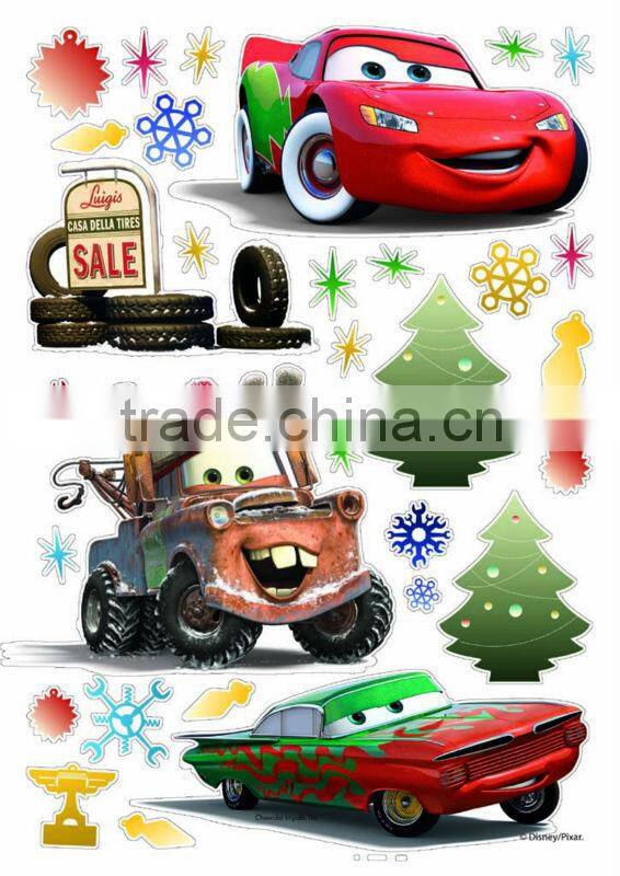 a lot of different design window pvc sticker