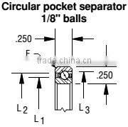 Angular Contact Ball type SA035AR0 Reail-silm Thin-section bearings (3.5x4x0.25 in) Slim ring types Stainless Steel