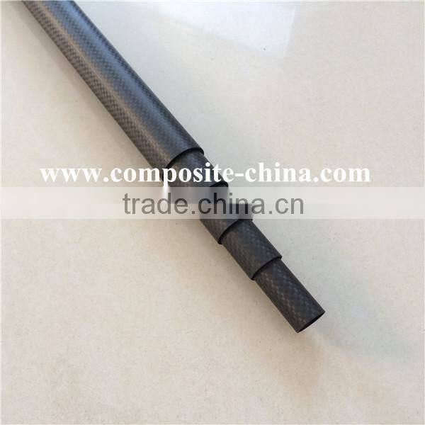 Portable carbon fiber microphone boom pole