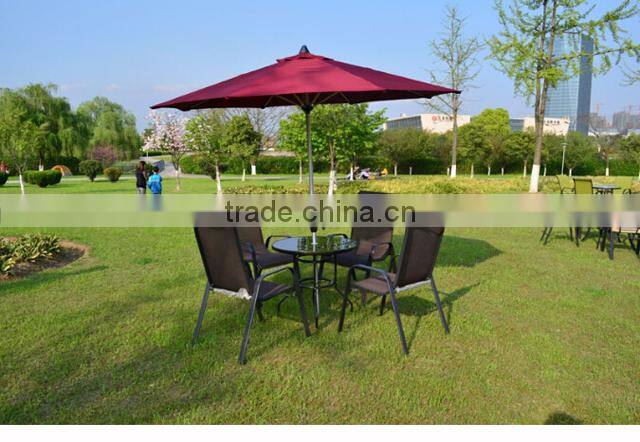 Wholesale 2.7m garden rain-proof straight pole aluminum umbrella